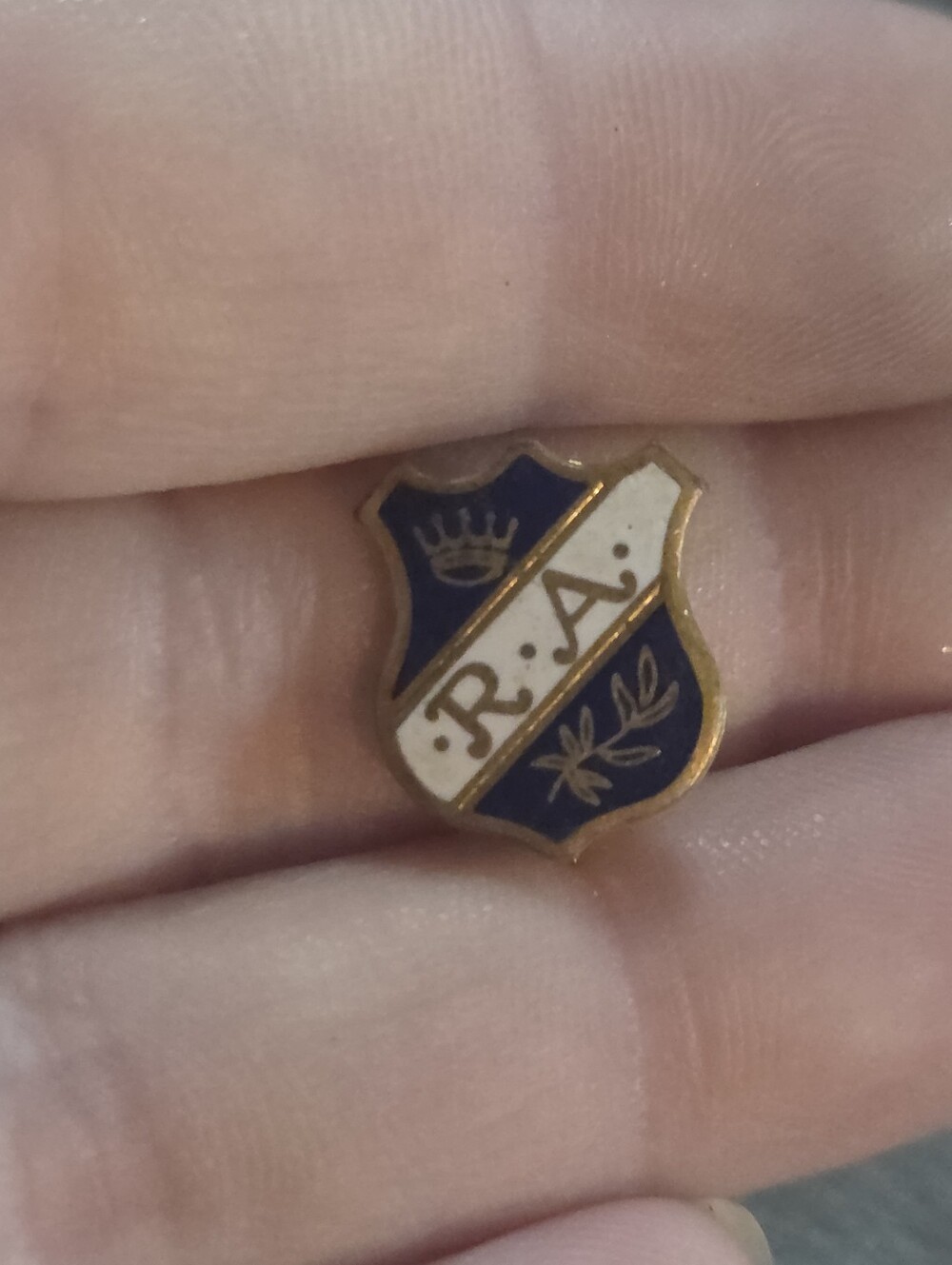 Vintage Enamel Royal Ambassador RA Membership Southern Baptist Pin